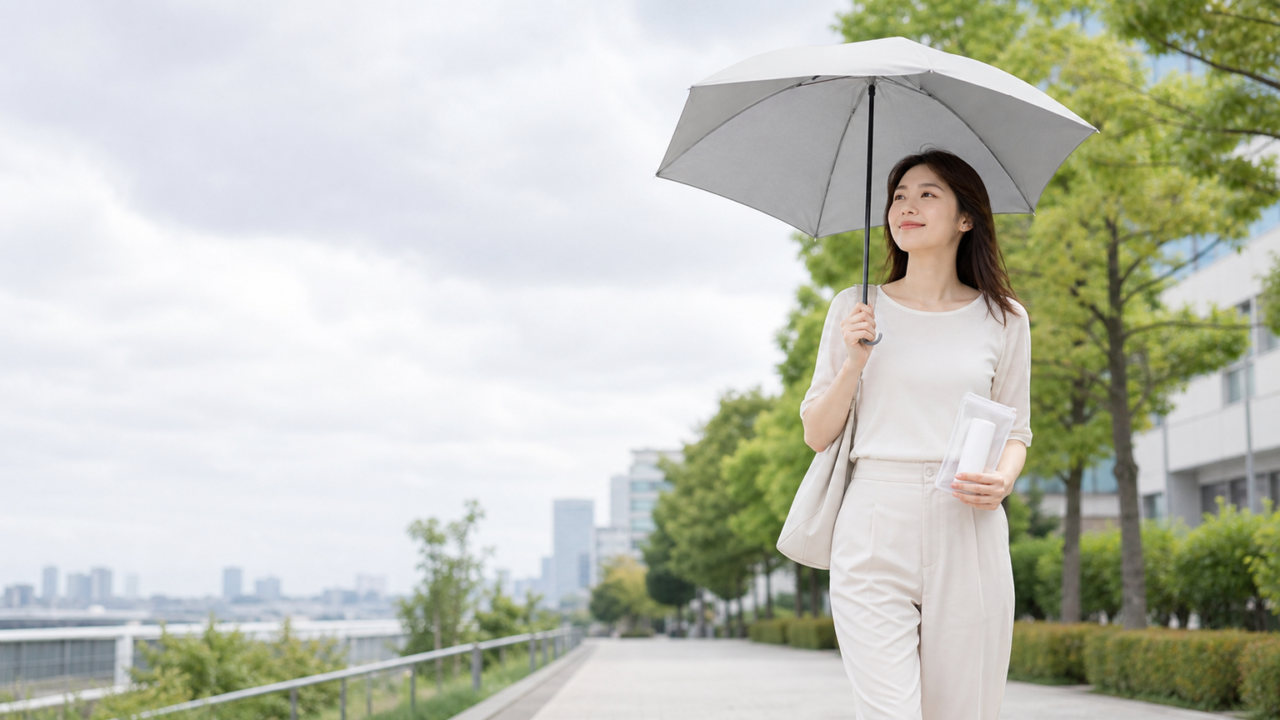 曇りの日に日傘は恥ずかしい？紫外線対策と日焼け止め10選