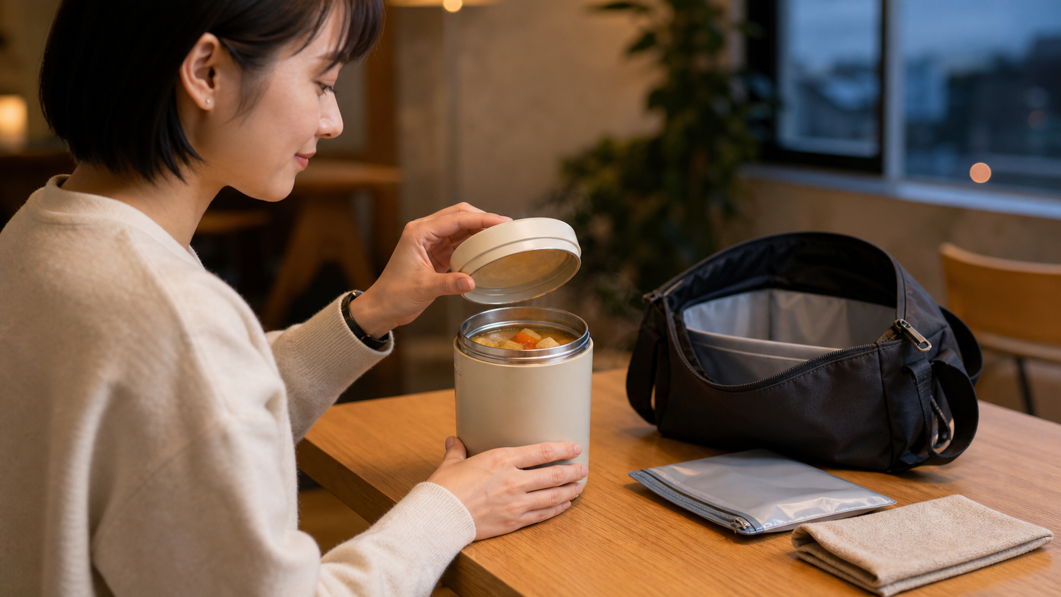 スープをこぼさず持ち運ぶための最終結論