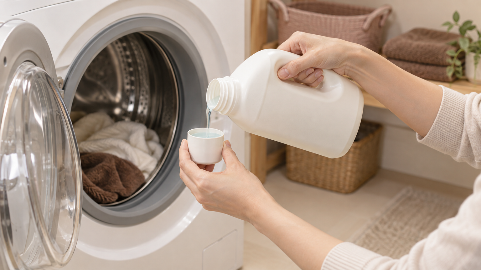 ドラム式の洗剤は対応表示と使い方を確認して選ぶ